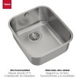Sink with One Basin Teka Silver