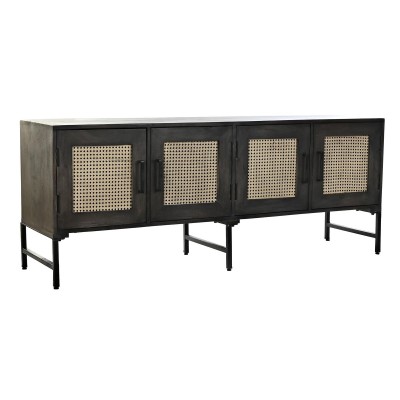 Buffet DKD Home Decor   Marron Rotin Bois de manguier 155 x 40 x 61,5 cm