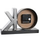 Table clock DKD Home Decor Black Silver (2 Units)