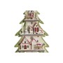 Sapin de Noël DKD Home Decor Rouge Arbre Bleu Rose Bois Vert (23 x 9 x 47 cm) (2 Unités)