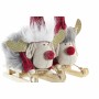 Christmas bauble DKD Home Decor Polyester Reindeer (15 x 5,5 x 16,5 cm) (2 Units)