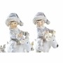Décorations de Noël DKD Home Decor Résine (17 x 7,5 x 13,5 cm) (2 Unités)