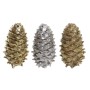Décorations de Noël DKD Home Decor Ananas Résine (13 x 7,5 x 7,5 cm) (3) (3 Unités)