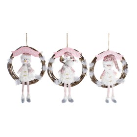Christmas bauble DKD Home Decor Rattan (37 x 10 x 38 cm) (3 Units)