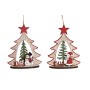 Christmas bauble DKD Home Decor Wood (2 Units) (14 x 6 x 18 cm)