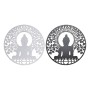 Wall Decoration DKD Home Decor Metal Buddha (2 Units) (60 x 1 x 60 cm)