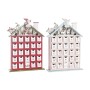 Advent Calendar DKD Home Decor Wood House (27 x 7 x 40 cm) (2 Units)