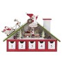 Advent Calendar DKD Home Decor Wood House (27 x 7 x 40 cm) (2 Units)