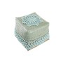 Set de boîtes décoratives DKD Home Decor Bleu Turquoise Naturel Gris clair Bambou Boho