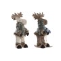 Figurine Décorative DKD Home Decor Noël Renne Naturel polystyrène (15 x 16 x 35 cm) (2 Unités)