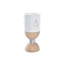 Christmas Candle Holder DKD Home Decor White Brown Natural Star 6 x 6 x 14 cm