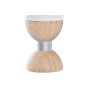 Christmas Candle Holder DKD Home Decor White Brown Natural Star 6 x 6 x 14 cm