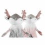 Figurine Décorative DKD Home Decor Noël Animal Polyester Cerf (15 x 11 x 49 cm) (2 Unités)