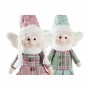 Decorative Figure DKD Home Decor Christmas Fairy Polyester Angel (15 x 10 x 53 cm) (2 Units)