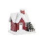 Maison miniature DKD Home Decor Blanc Rouge 17 x 16,5 x 17 cm (2 Unités)