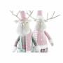 Christmas bauble DKD Home Decor Reindeer Polyester (20 x 17 x 60 cm) (2 Units)