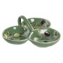 Bowl Home ESPRIT Green Stoneware Cottage With relief