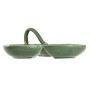 Bowl Home ESPRIT Green Stoneware Cottage With relief