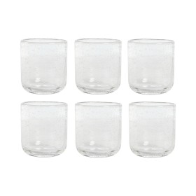 Set of glasses Home ESPRIT Transparent Crystal 320 ml (6 Units)