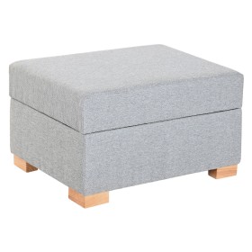 Repose-pied Home ESPRIT Gris clair Urbaine 70 X 50 X 40 CM
