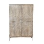 Cupboard Home ESPRIT White Mango wood 85 x 38 x 134 cm