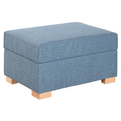 Repose-pied Home ESPRIT Bleu Urbaine 70 X 50 X 40 CM