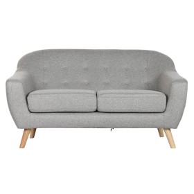 Canapé Home ESPRIT Gris Crème Naturel Scandi 146 x 84 x 82 cm