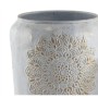 Cache-pot Home ESPRIT Blanc Doré Métal Arabe (2 Pièces)