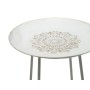 Side table Home ESPRIT White Golden 48 x 48 x 66 cm