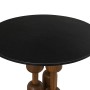Dining Table Home ESPRIT Black Natural Marble Acacia 106 x 106 x 76 cm