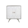 Buffet DKD Home Decor Blanc Gris Doré Laiton Bois de manguier 93 x 41 x 114 cm