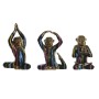 Decorative Figure DKD Home Decor Golden Resin Multicolour Monkey Modern (19 x 12 x 24,5 cm) (3 Units)