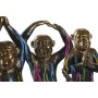 Decorative Figure DKD Home Decor Golden Resin Multicolour Monkey Modern (19 x 12 x 24,5 cm) (3 Units)