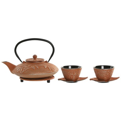 Teapot Home ESPRIT Orange Stainless steel Iron 800 ml