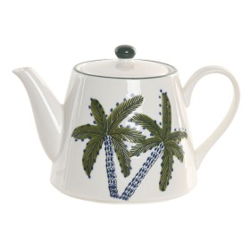 Teapot Home ESPRIT Blue Green Porcelain 850 ml