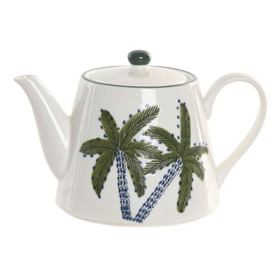 Teapot Home ESPRIT Blue Green Porcelain 850 ml