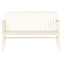 Banc Home ESPRIT Crème Bois de manguier Bois MDF 150 X 50 X 98 CM