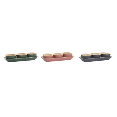 Appetizer Set DKD Home Decor Bamboo 32 x 12,7 x 3,5 cm (3 Units)
