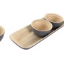 Appetizer Set DKD Home Decor Bamboo 32 x 12,7 x 3,5 cm (3 Units)