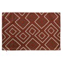 Cushion cover DKD Home Decor 60 x 1 x 40 cm Terracotta Geometric