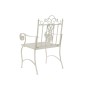 Garden chair DKD Home Decor White Metal 63,5 x 52 x 98 cm