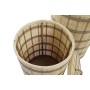 Basket set DKD Home Decor Brown Natural Bamboo (2 Pieces)