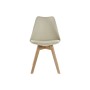 Chaise DKD Home Decor Beige Naturel Mousse polypropylène Bois de hêtre Polyuréthane 48 x 54 x 82 cm 48 x 55 x 83 cm
