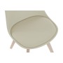 Chaise DKD Home Decor Beige Naturel Mousse polypropylène Bois de hêtre Polyuréthane 48 x 54 x 82 cm 48 x 55 x 83 cm