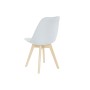 Chair DKD Home Decor Blue Beige Polyester Foam beech wood 48 x 56 x 83 cm