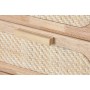 Caisson à Tiroirs Home ESPRIT Naturel Métal Bois d'hévéa 40 x 30 x 78 cm