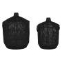 Basket set Home ESPRIT Black Jute Metal (2 Pieces)