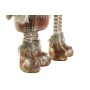 Christmas bauble DKD Home Decor Brown Reindeer 18 x 17 x 48 cm (2 Units)