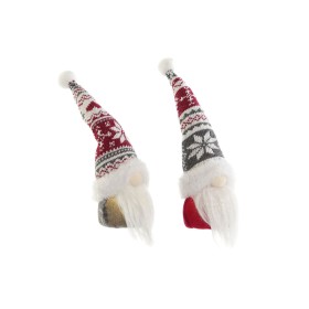 Christmas bauble DKD Home Decor Multicolour Gnome 7 x 7 x 25 cm (2 Units)