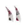 Décorations de Noël DKD Home Decor Multicouleur Gnome 7 x 7 x 25 cm (2 Unités)